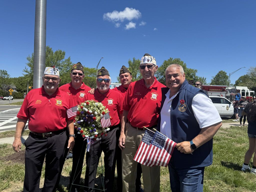 Post 400 members at the Farmingville Memorial Day Parade